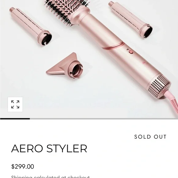 Sutra Aero Styler Hair Tool Set in Pink - Picture 8 of 8